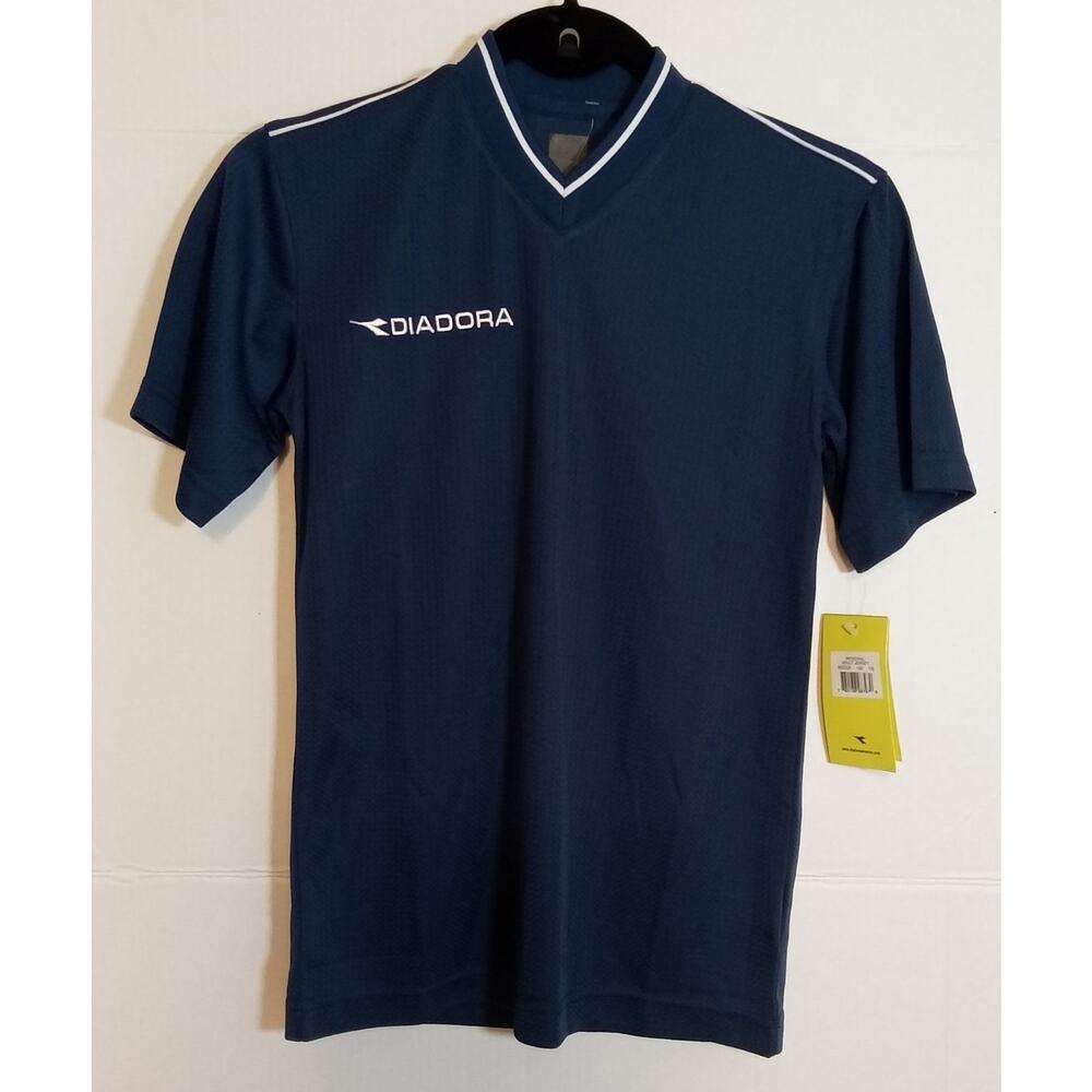 Diadora Youth Soccer Jersey Navy Small